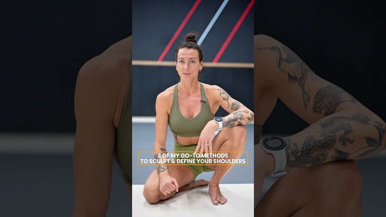 How to Sculpt & Define your Shoulders! 👀 #shorts #definition #strengthandmobility