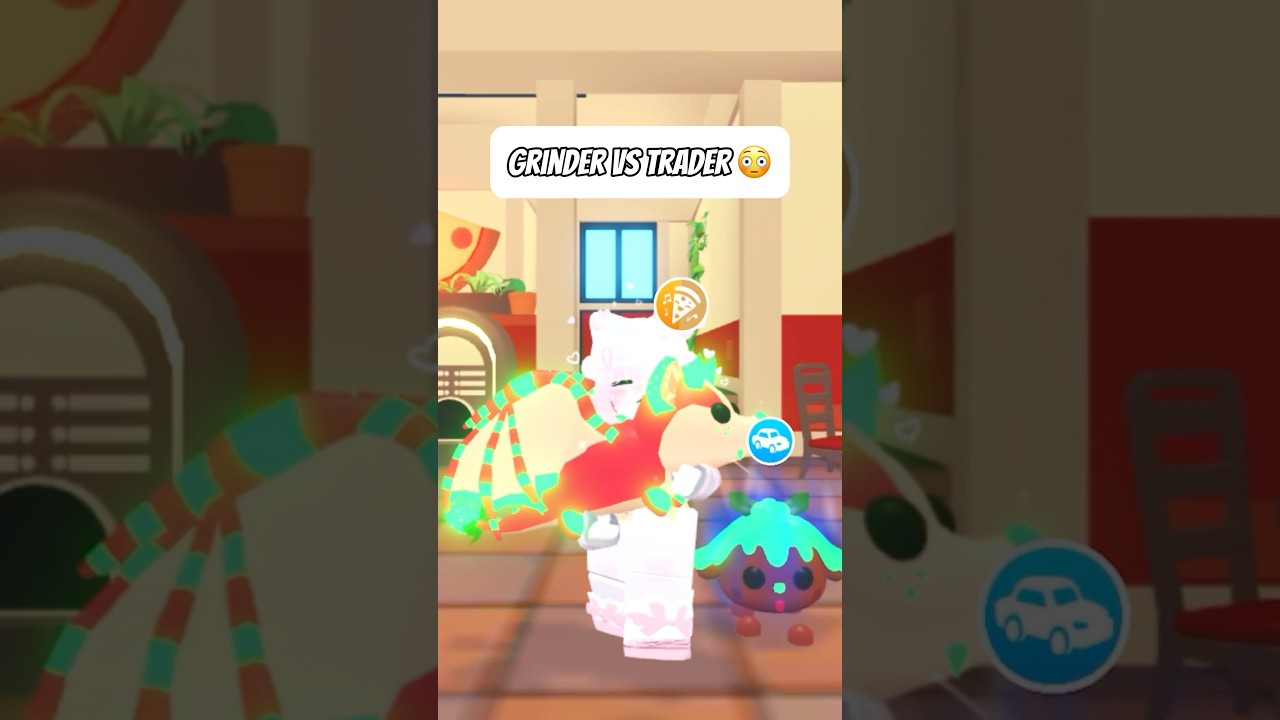 Grinding VS Trading in ADOPT ME 😱💗 #game #roblox #adoptme #gaming #relatable #real #robloxgame