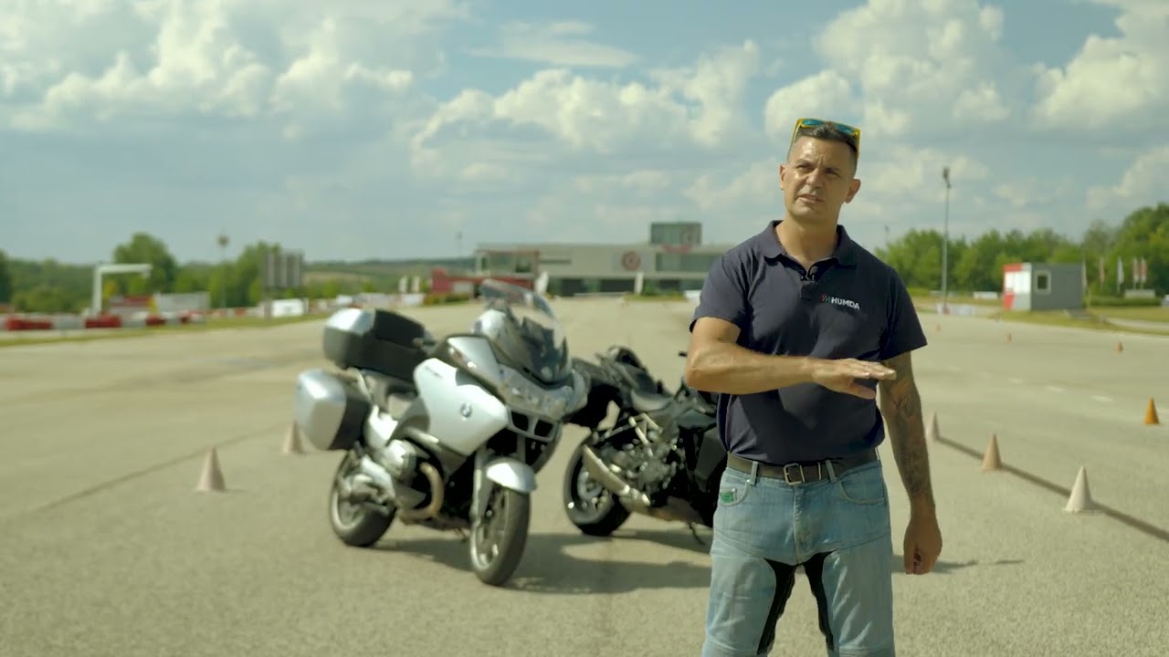 HUMDA Moto Safety Online - Álló helyzetből megfordulás