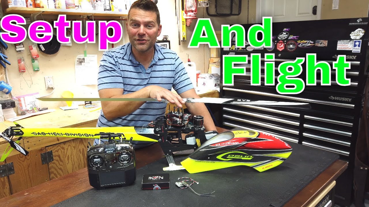 FIRST HELI FLIGHT in 10+ Years! - SAB GOBLIN 570 + IKON2 FBL