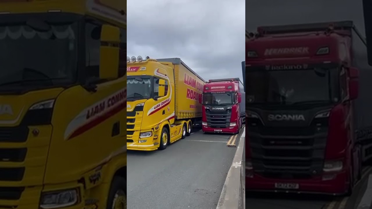 Crazy Truck Driver#truck #truckdriver #scania #shorts