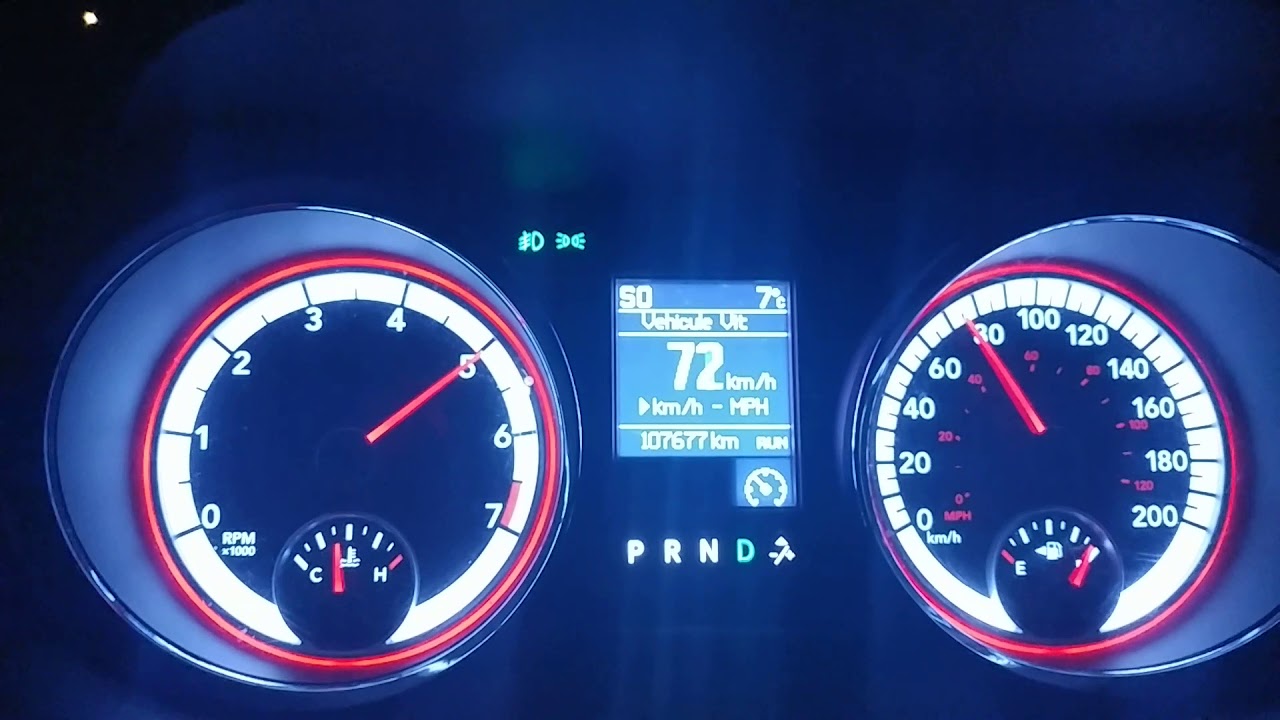 2014 dodge caravan R/T , 0 - 180 kph