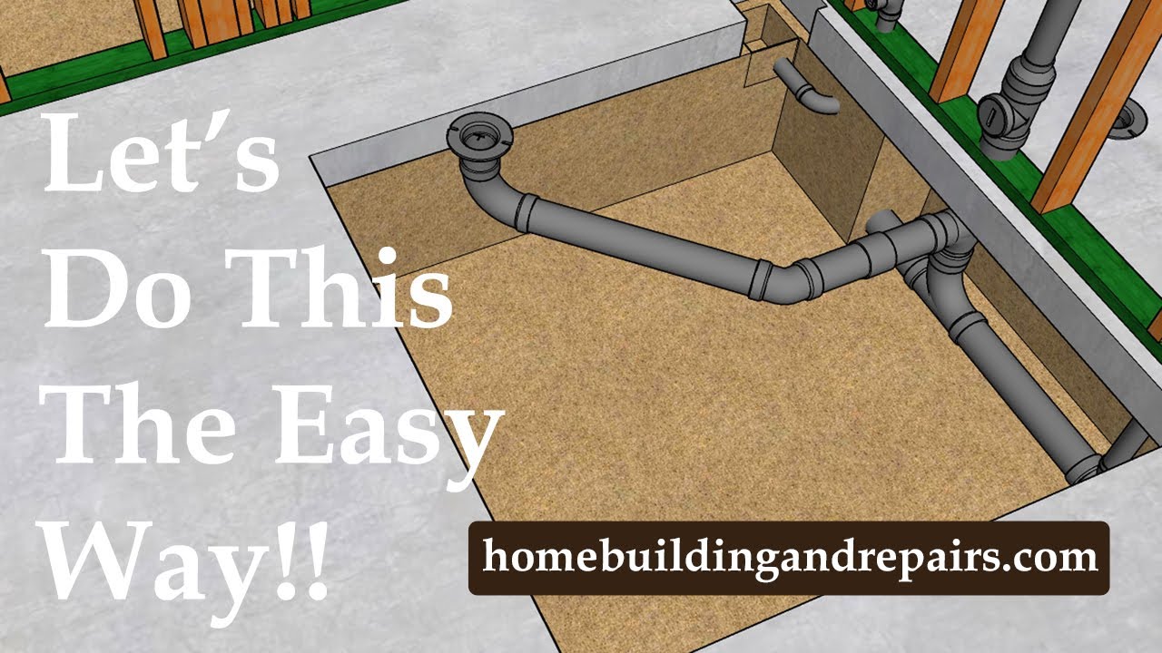 How To Move Bathroom Toilet Drain Line A Few Feet - Home Remodeling Plumbing Modifications Part 1