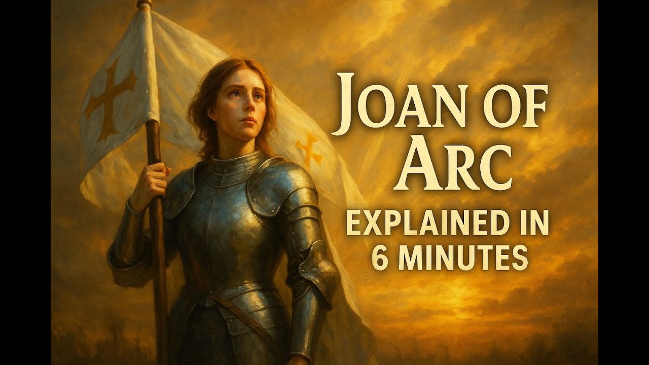 Joan of Arc की असली कहानी Explained in 6 Minutes🔥वीर लड़की जिसने इतिहास बदल दिया #hindi   Biography