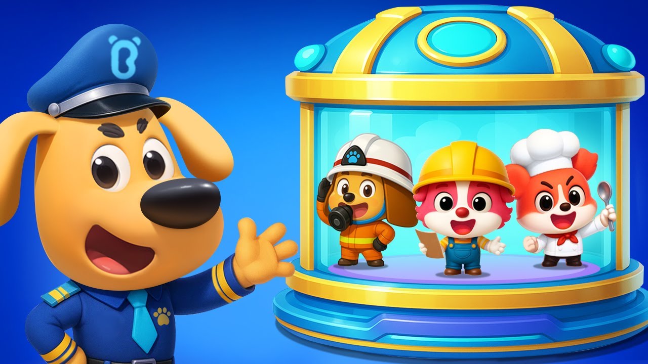 Try-a-Job Day | Learn Jobs and Professions | Kids Cartoon | Sheriff Labrador
