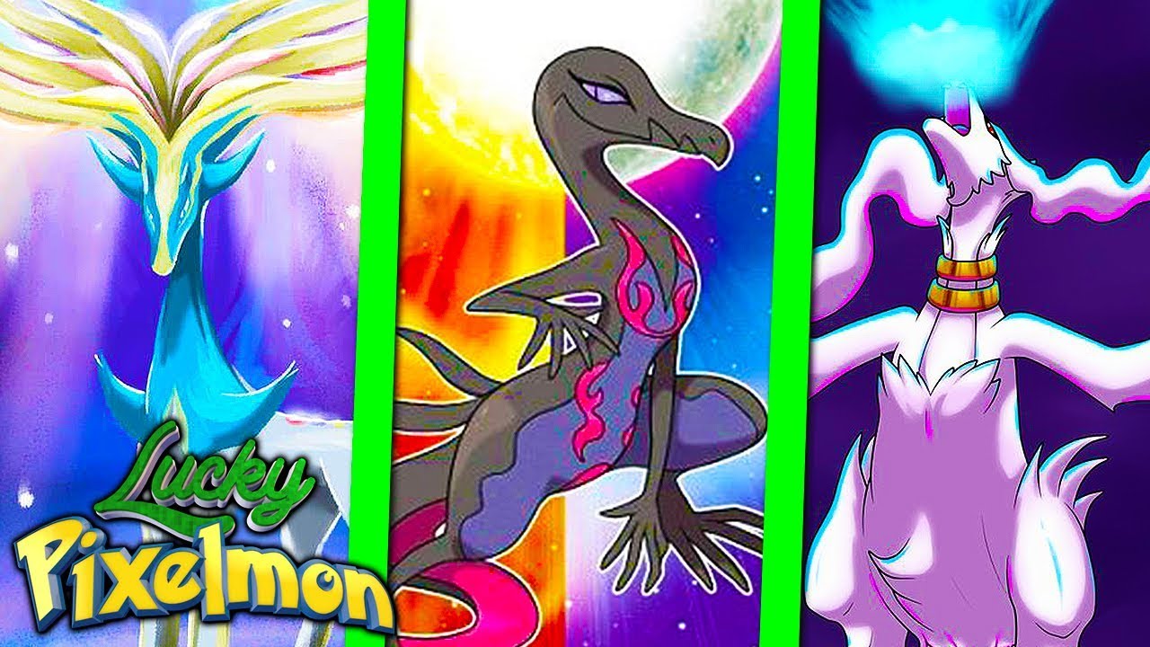 Minecraft LUCKY PIXELMON - RESHIRAM SHINY vs XERNEAS SHINY ! SALAZZLE MITOU !!