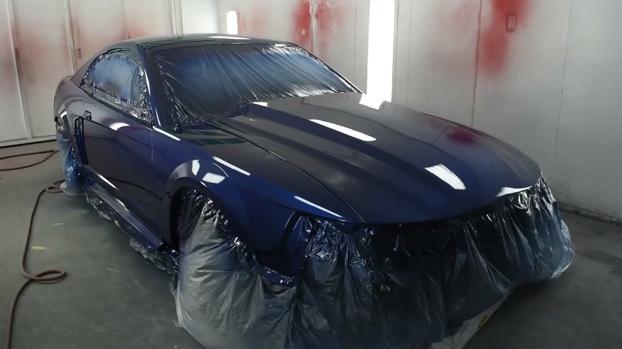 New Edge Mustang GT Gets Painted The Best Blue Ever (Sonic Blue)