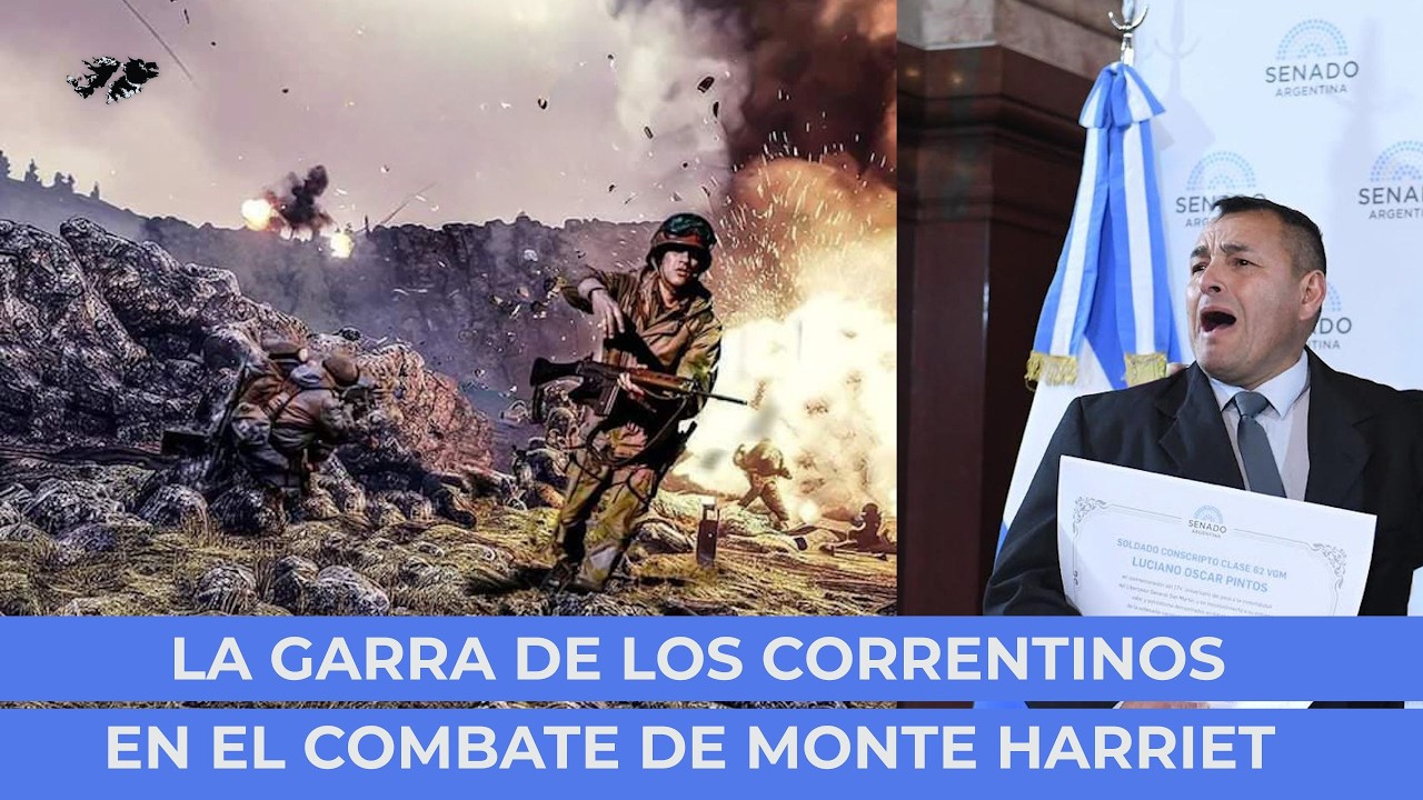 La garra de los correntinos en el combate de Monte Harriet