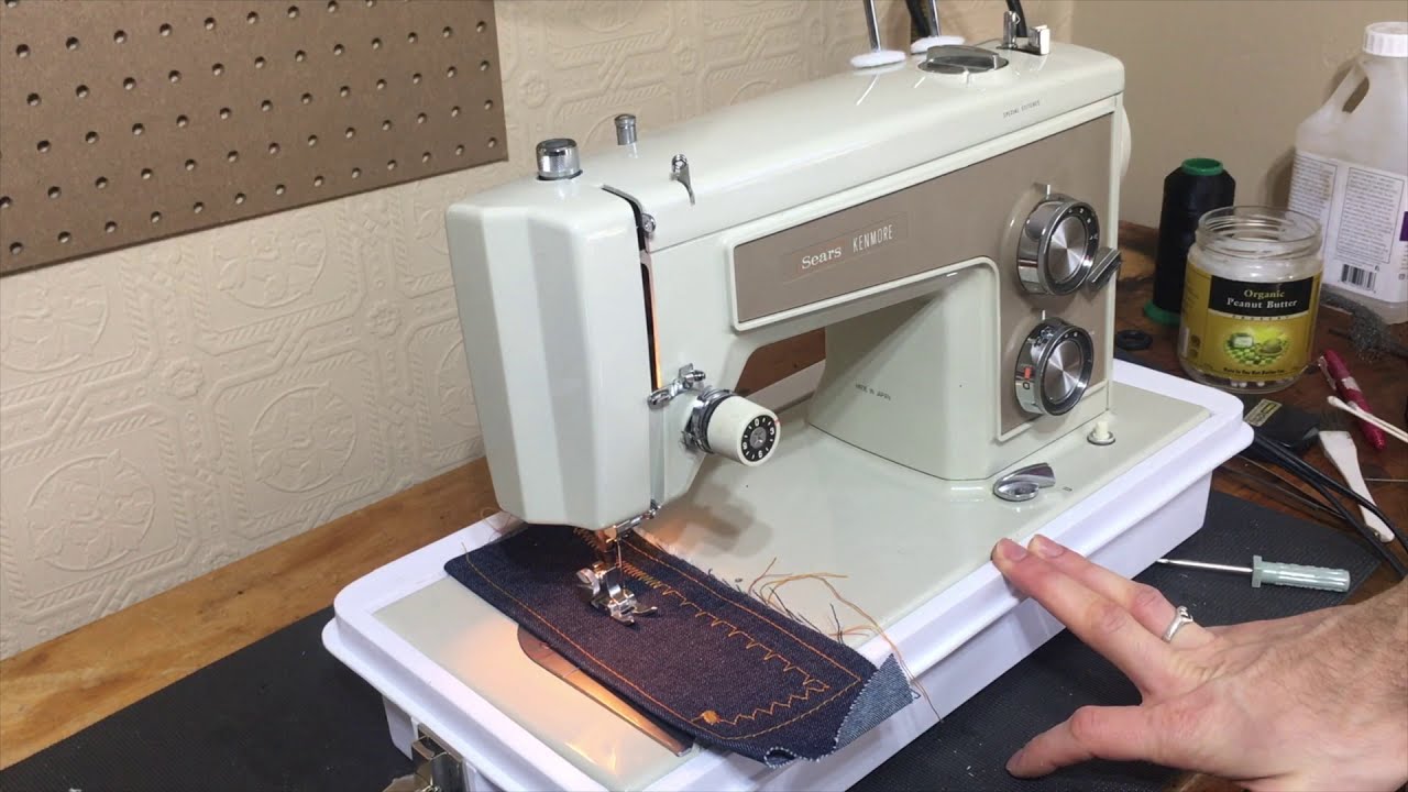 Vintage Sears Kenmore 158.13200 Heavy Duty Sewing Machine - Overhauled!