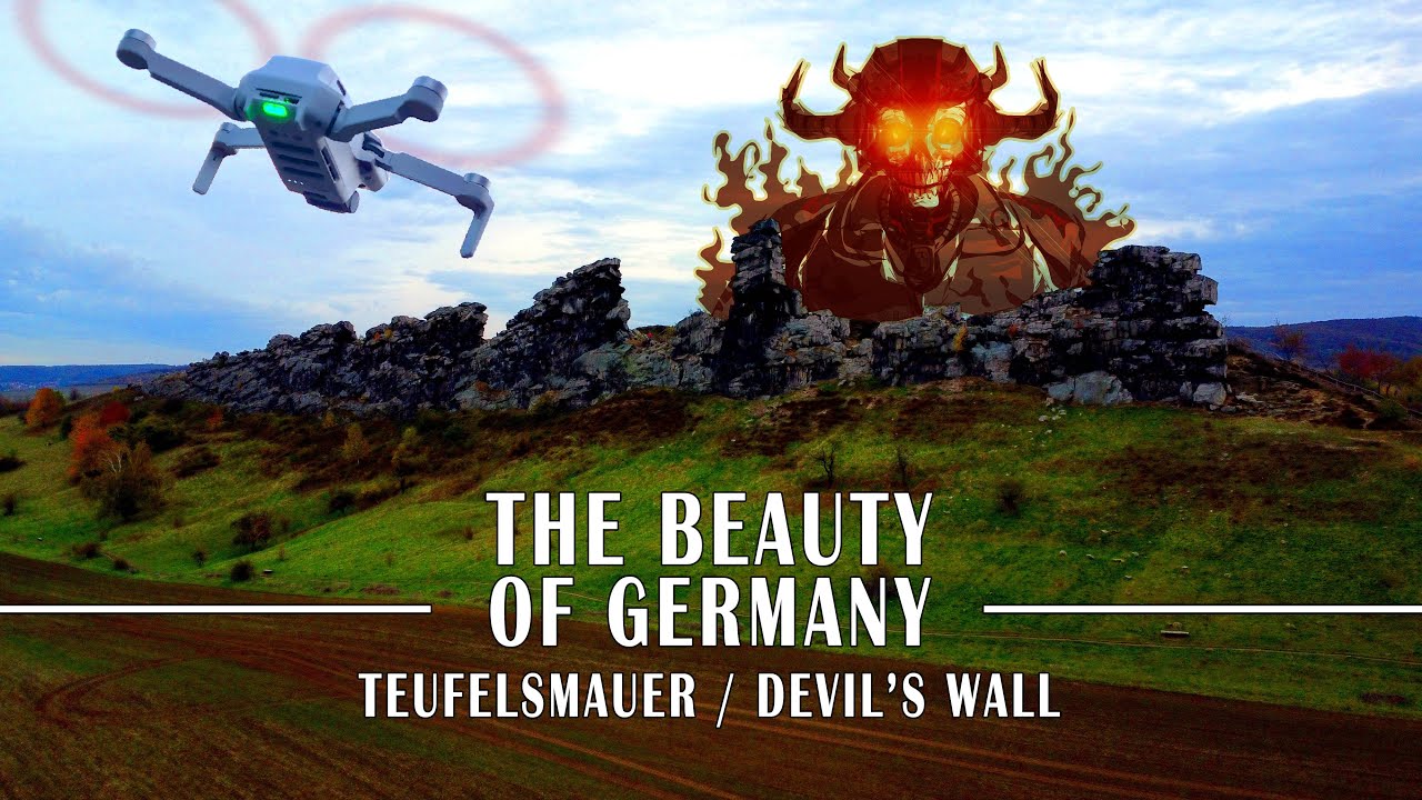 Teufelsmauer - by DJI Drone 4K | Aerial View | Devil's Wall | Drohnenflug Deutschland | Luftaufnahme