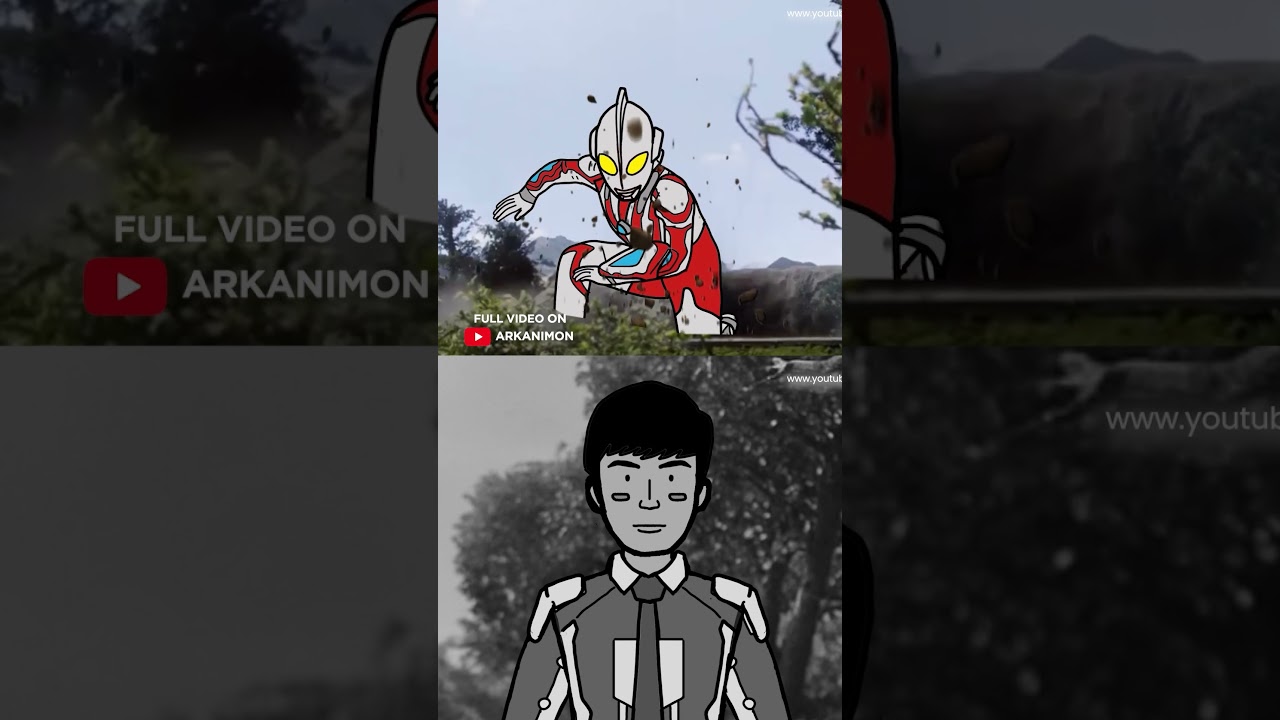 Ultraman Ribut Transformation Comparison  2 Human Forms  #tokusatsu #ultraman