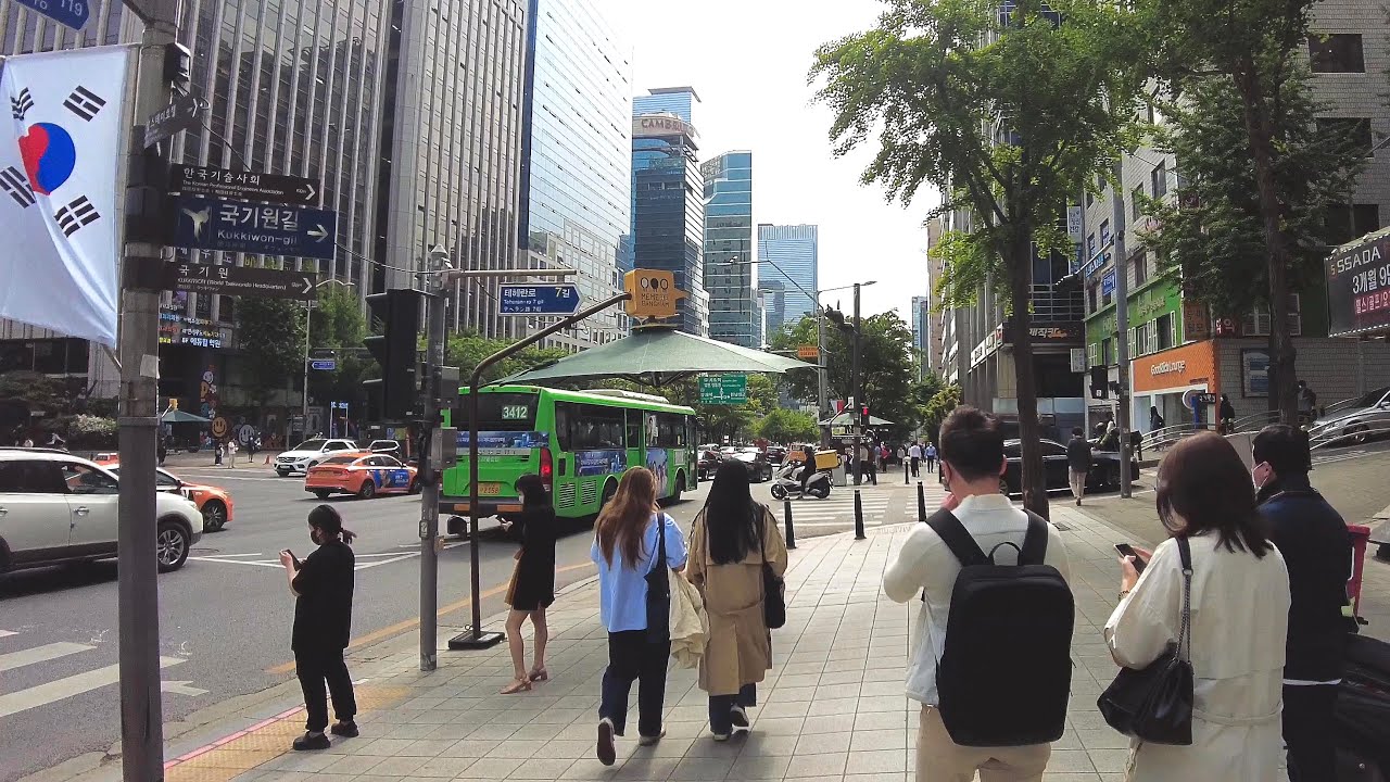 4K韓国 | ソウルウォーキング | ヨッサム(駅三) | 2022年4月