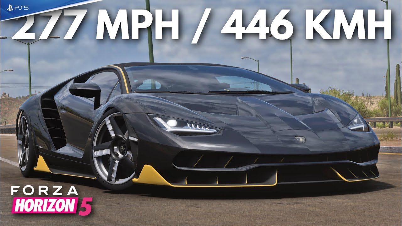 Форза Горизонт 5 | 277 миль в час (446 км/ч) Настройка настройки Lamborghini Centenario | ФХ5 на PS5