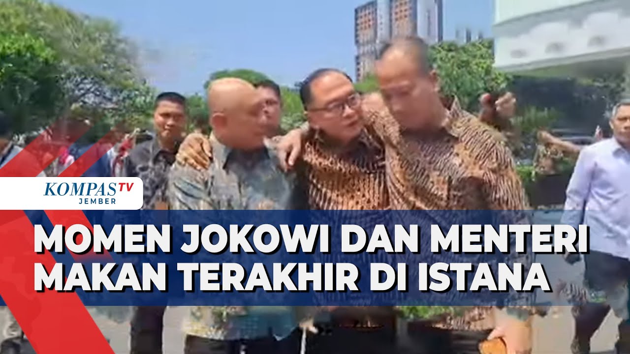 Akrabnya Para Menteri Makan Siang Terakhir di Istana bersama Presiden Jokowi Jelang Purnatugas