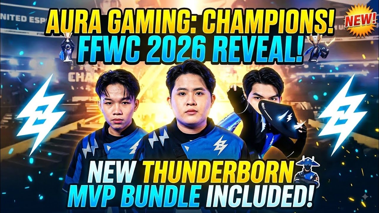 Thunderborn MVP Back & FFWC 2026 Trailer 🎯#FreeFire #ThunderbornMVP #FFWC2026