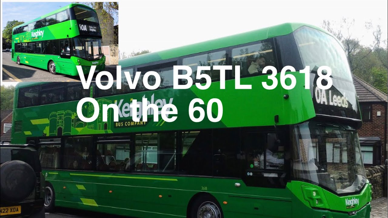 keighley bus company’s Volvo B5TL Wright Eclipse Gemini 3 (3618 BL65 YYR) on the 60 #keighley ￼