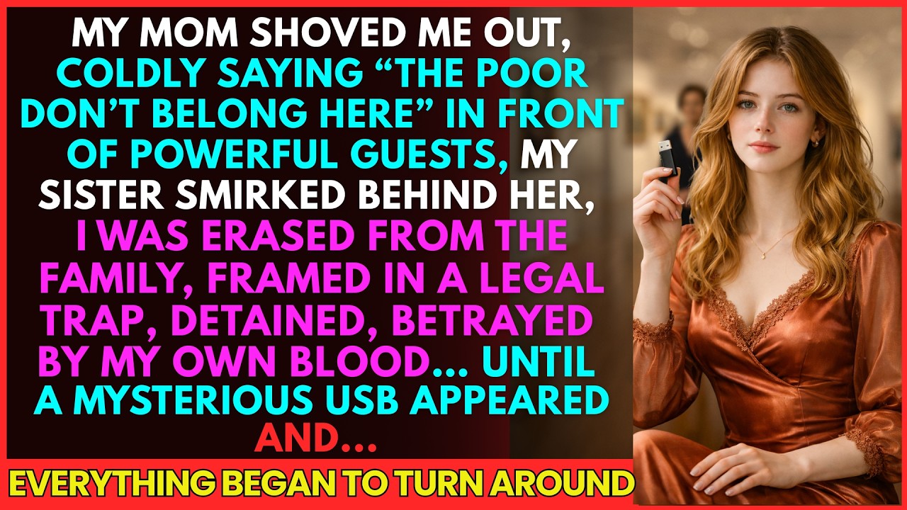 My Mom Shoved Me Out “The Poor Don’t Belong Here”… Until The Fateful USB Appeared