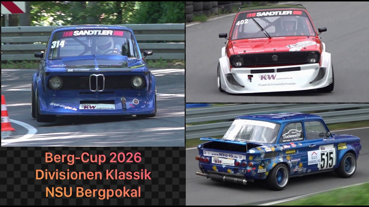 Berg-Cup Saison 2026 Teil 2//Vorschau//Klassik Divisionen//NSU Bergpokal//Bergrennen