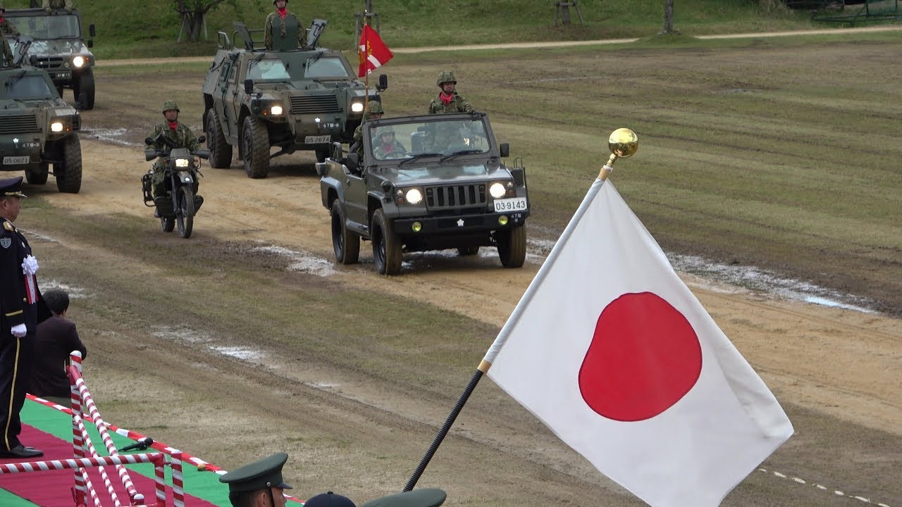2019 大津駐屯地創設60周年記念行事 観閲行進 車輛行進