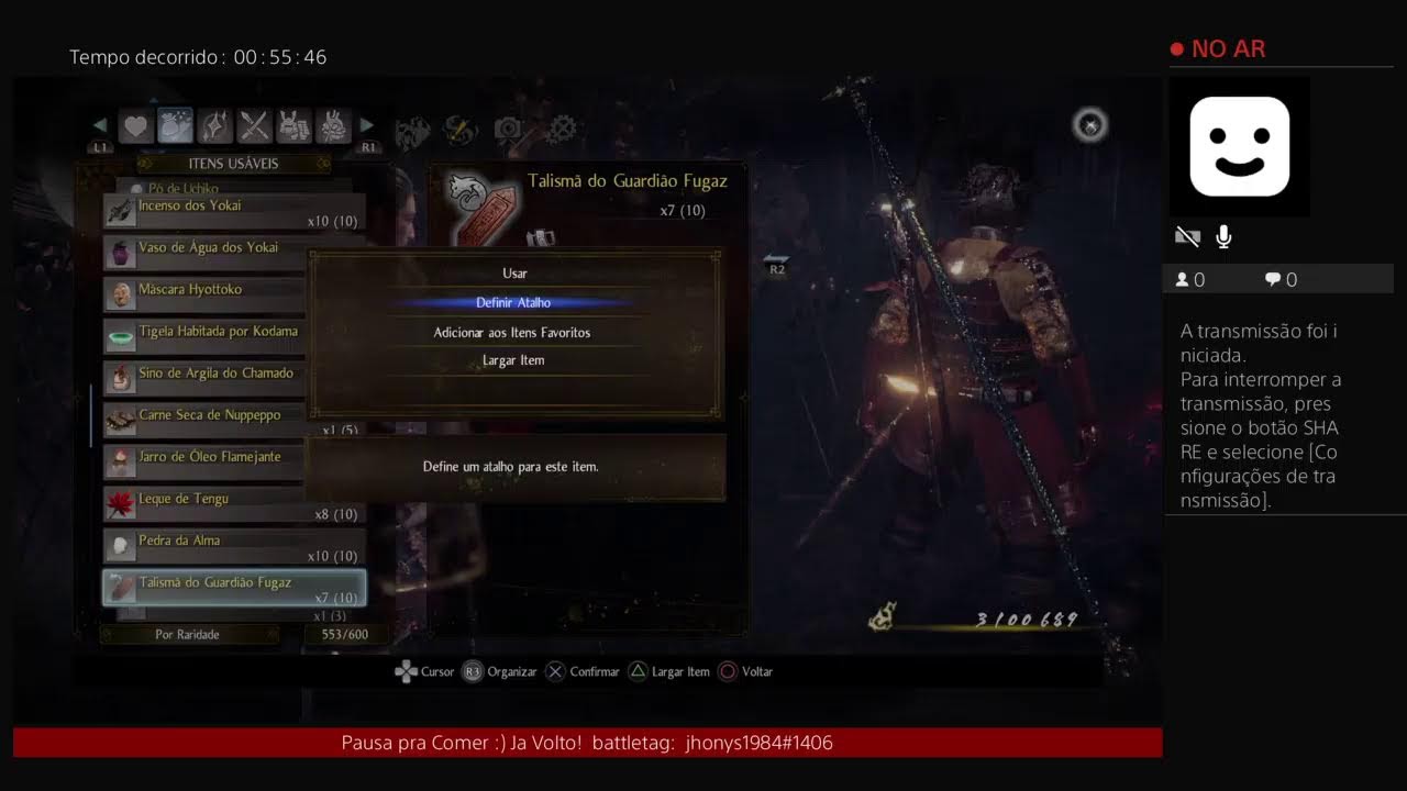 Sofrendo Nioh 2