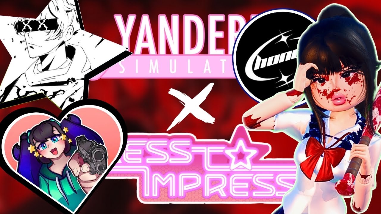 COLAB ÉPICA CON LUMINA Y JASON! RECREAMOS PERSONAJES DE YANDERE SIMULATOR❤🗡 EN DRESS TO IMPRESS