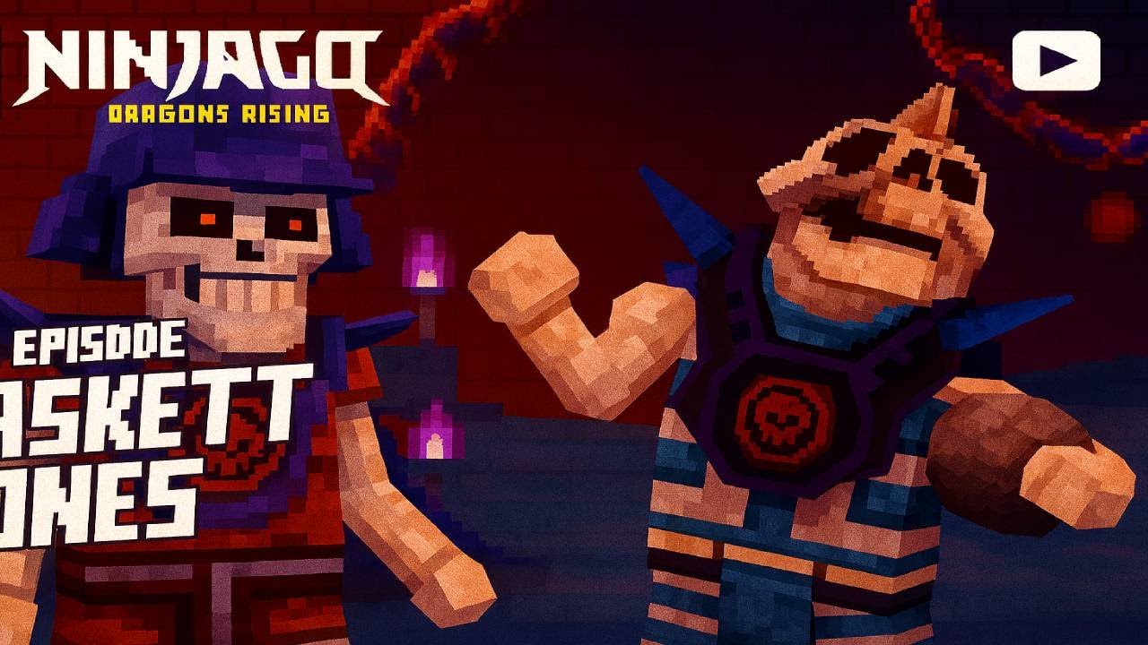 Szkatuła Kości | Sezon 3, odcinek 14 | Cały odcinek | Minecraft Ninjago: Powstanie Smoków