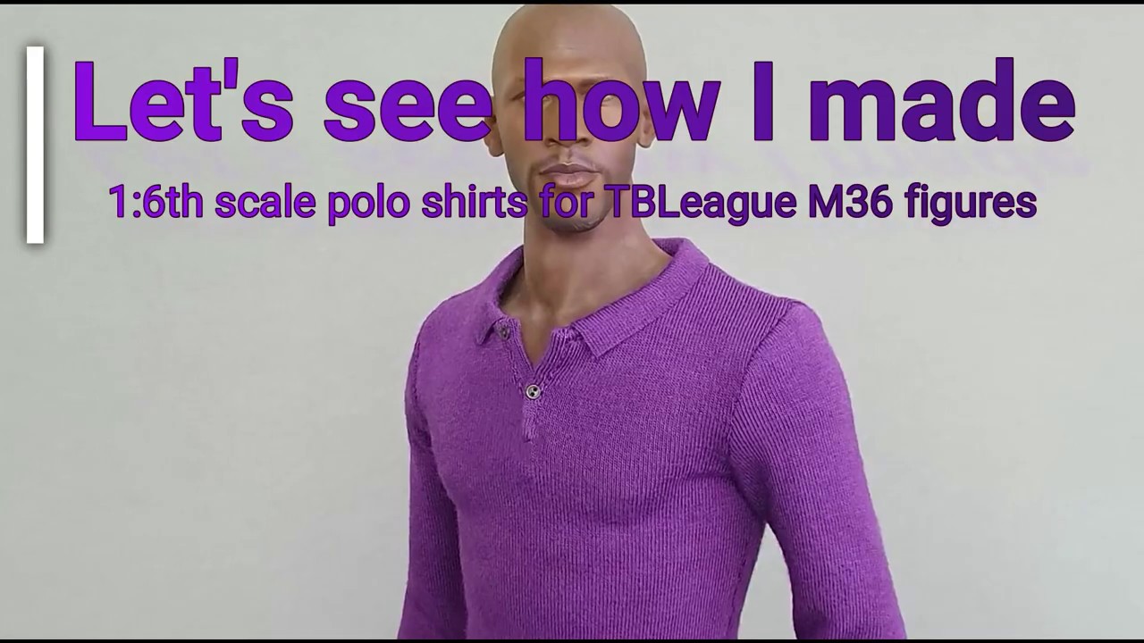 How I made one-sixth scale polo shirts for TBLeague M36 figures