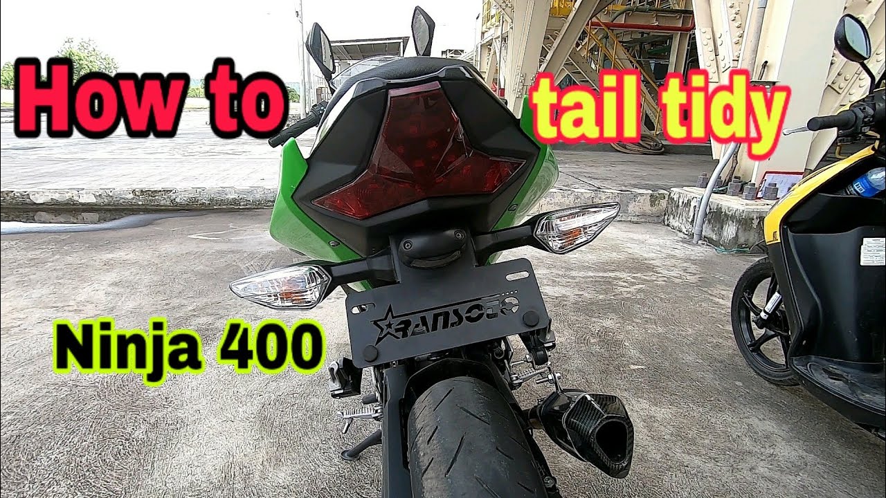 How to install ninja 400 tail tidy.