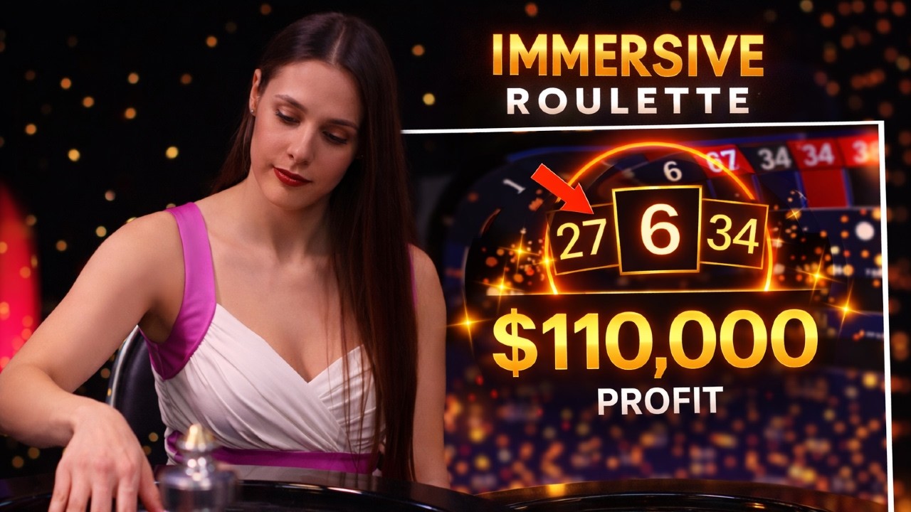 $500 TO $110,000 AT IMMERSIVE ROULETTE!