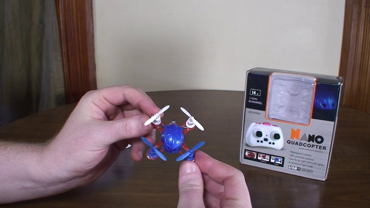 Huiying Toys - HY-850 Nano Quadcopter - Review and Flight