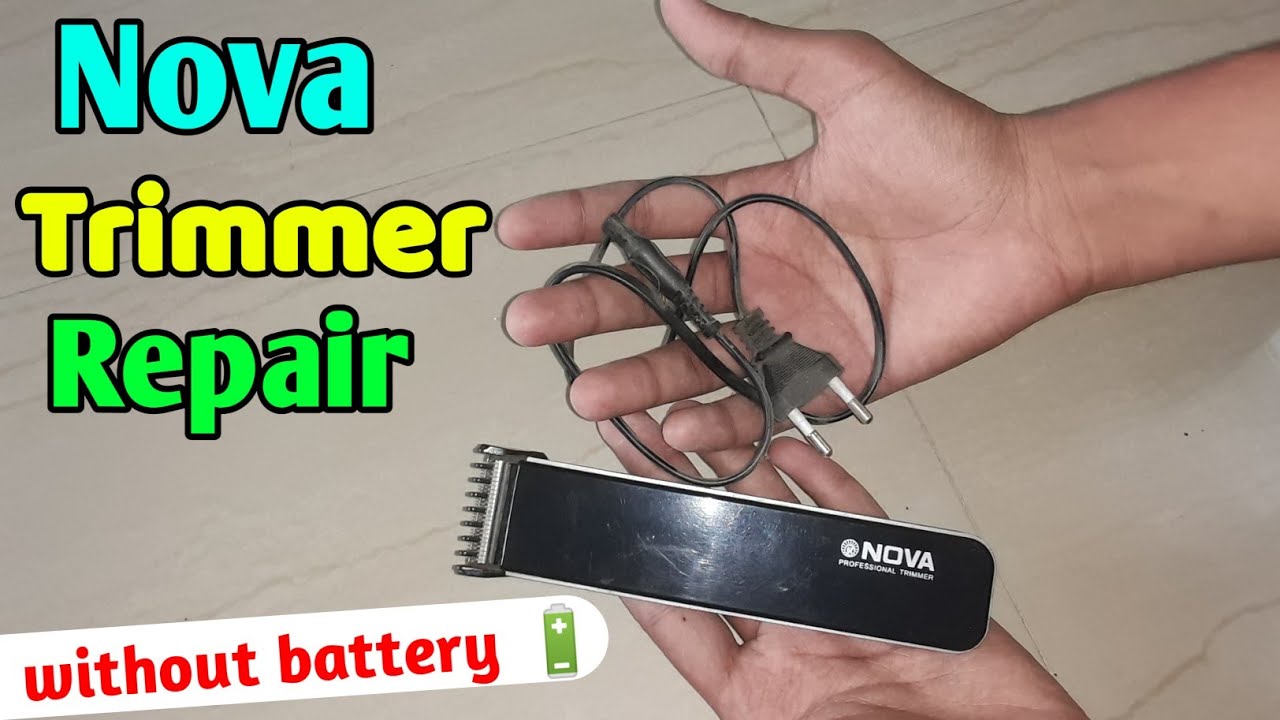 Nova trimmer kaise repair kare || how to repair trimmer || Nova trimmer repair ||