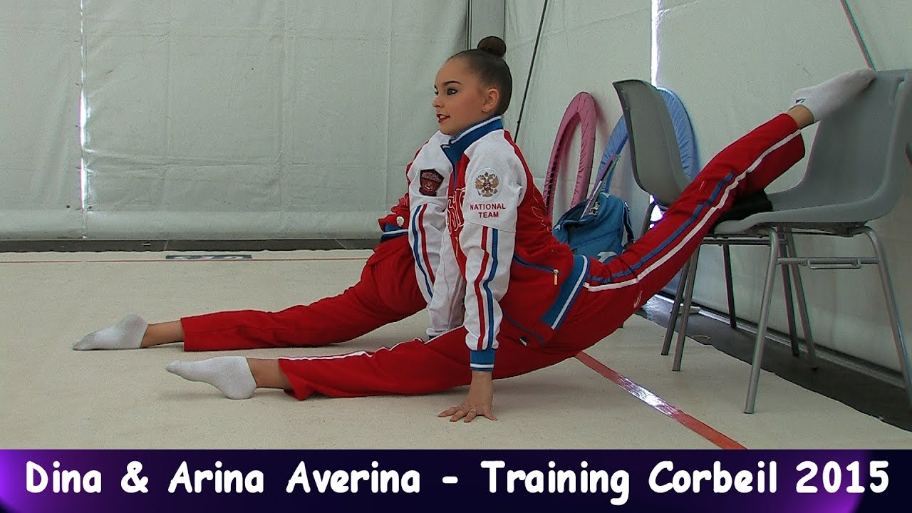 Dina Averina & Arina Averina - Training Tournament Corbeil-Essonnes 2015