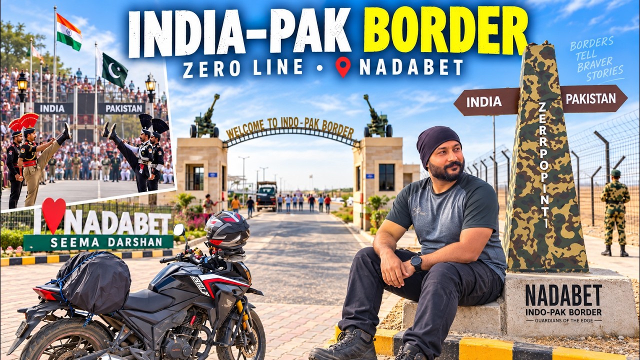 Nadabet Seema Darshan: Full Journey to Indo-Pak Border Zero Line 🇮🇳🇵🇰 | Gujarat Border Experience