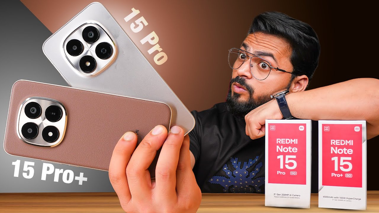 Redmi Note 15 Pro & Note 15 Pro+ Unboxing 🚀 | Dolby Vision + 200MP 📸 | IP69K Waterproof 💦