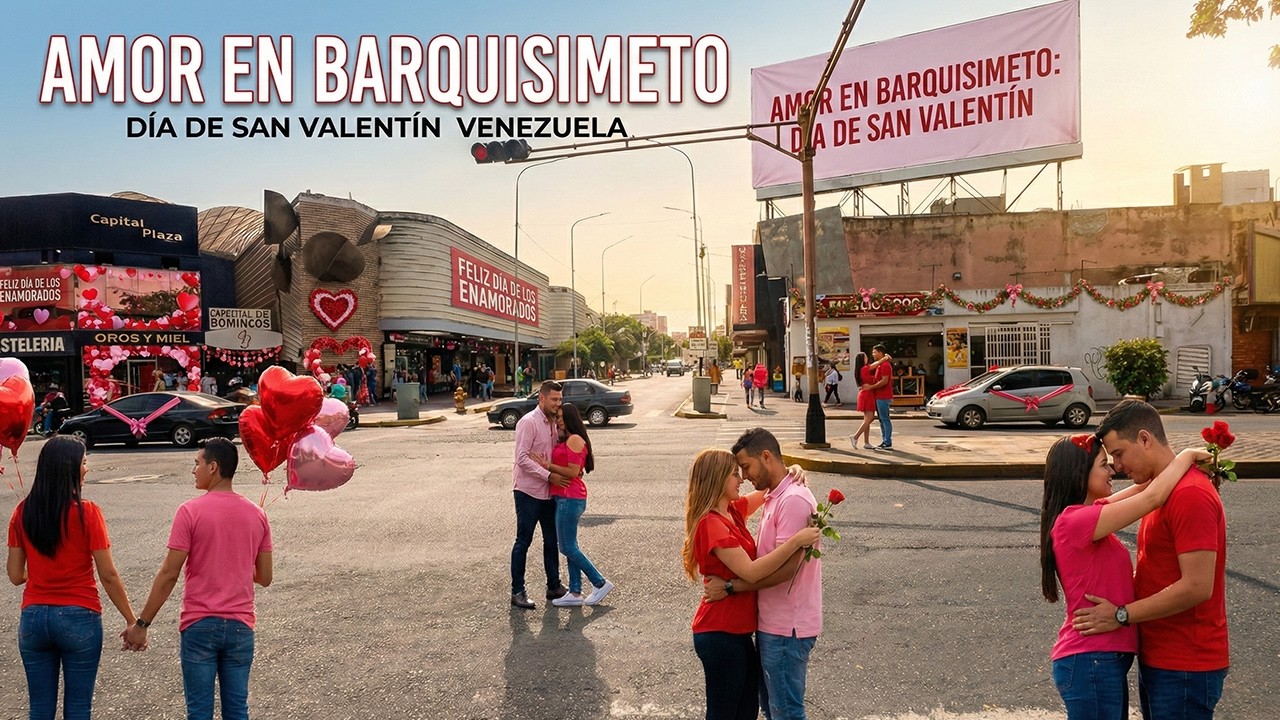 Recorrido por Barquisimeto el 14 de febrero Dia de los Enamorados: ¿Está la ciudad llena?