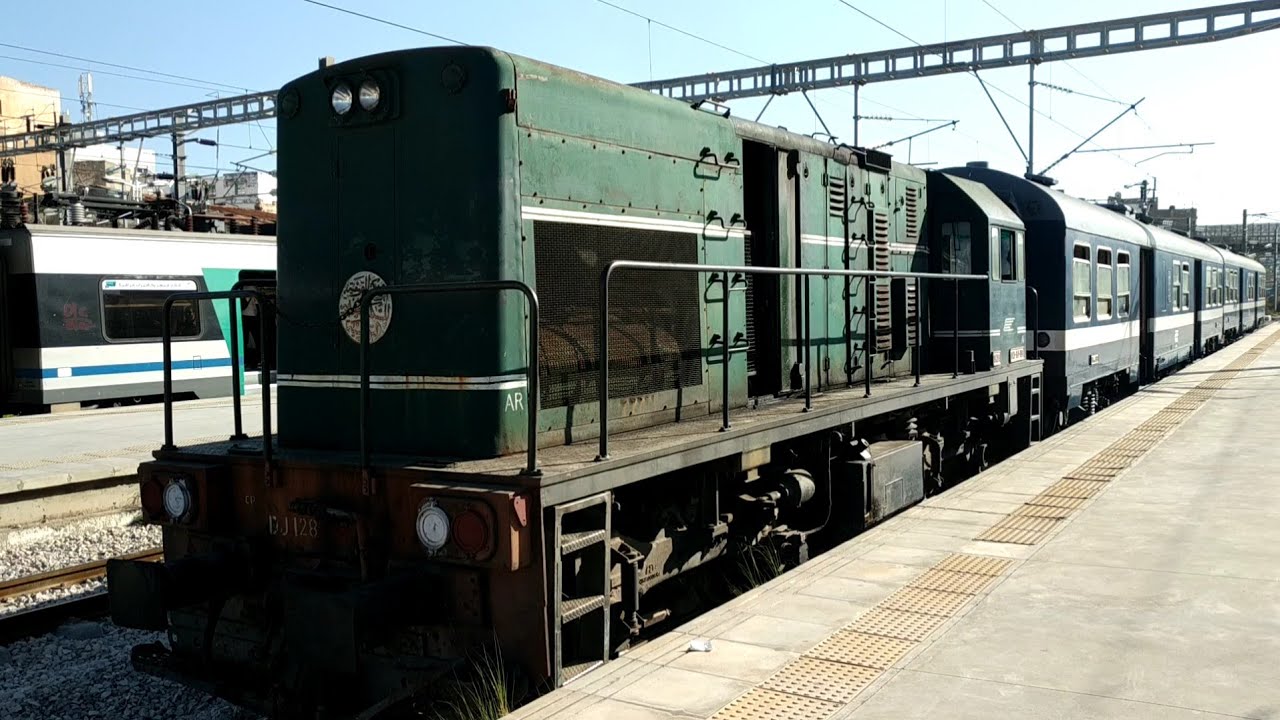 🚆LOCOMOTIVES DJ TYPE (GE U6B)🚆TRAINS TUNISIE 🇹🇳
