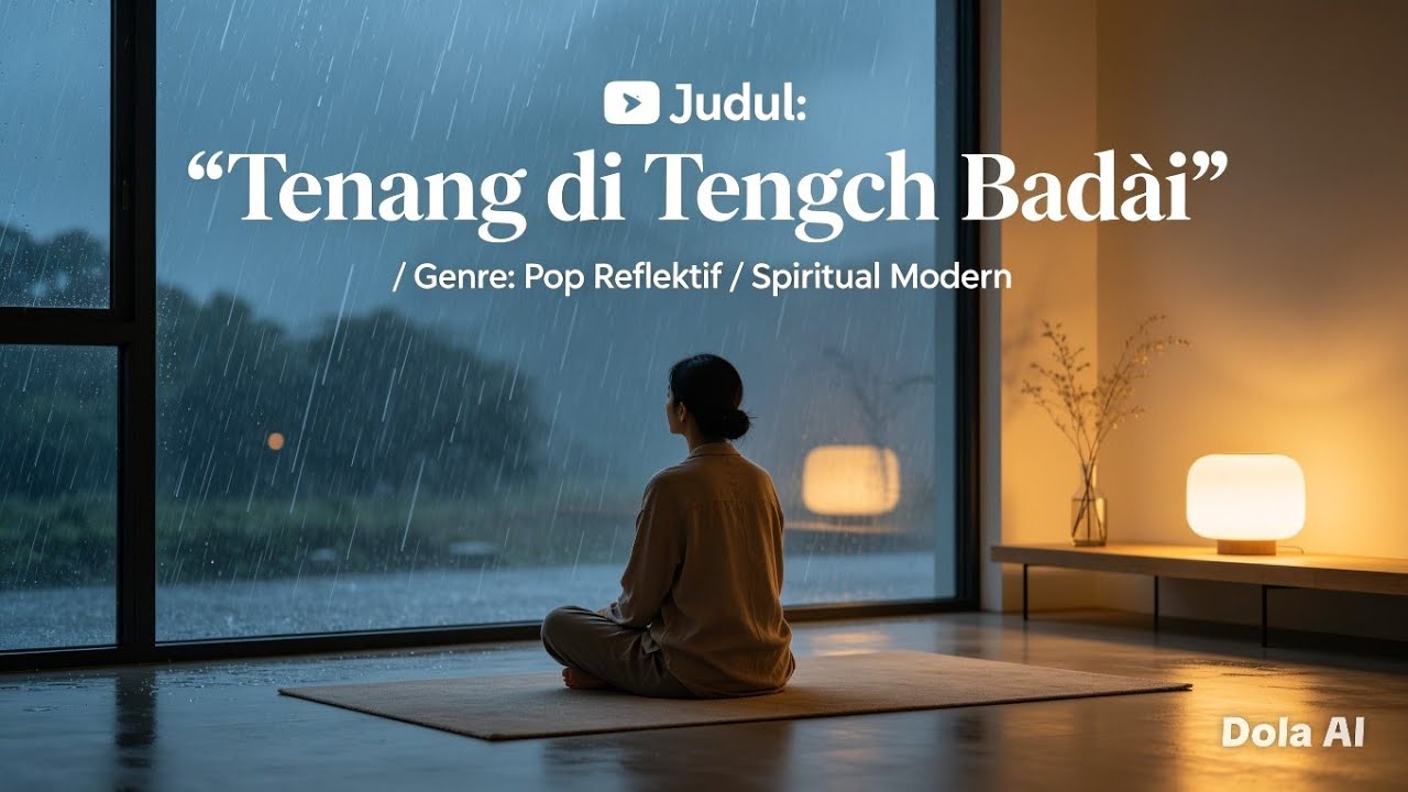 🎵 Judul: “Tenang di Tengah Badai” Genre: Pop Reflektif / Spiritual Modern