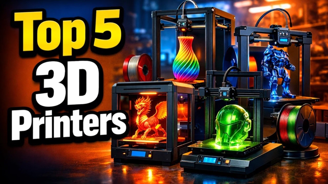 Top 5 Best Budget 3D Printers of 2026 – Fast, Reliable & Worth Your Money!