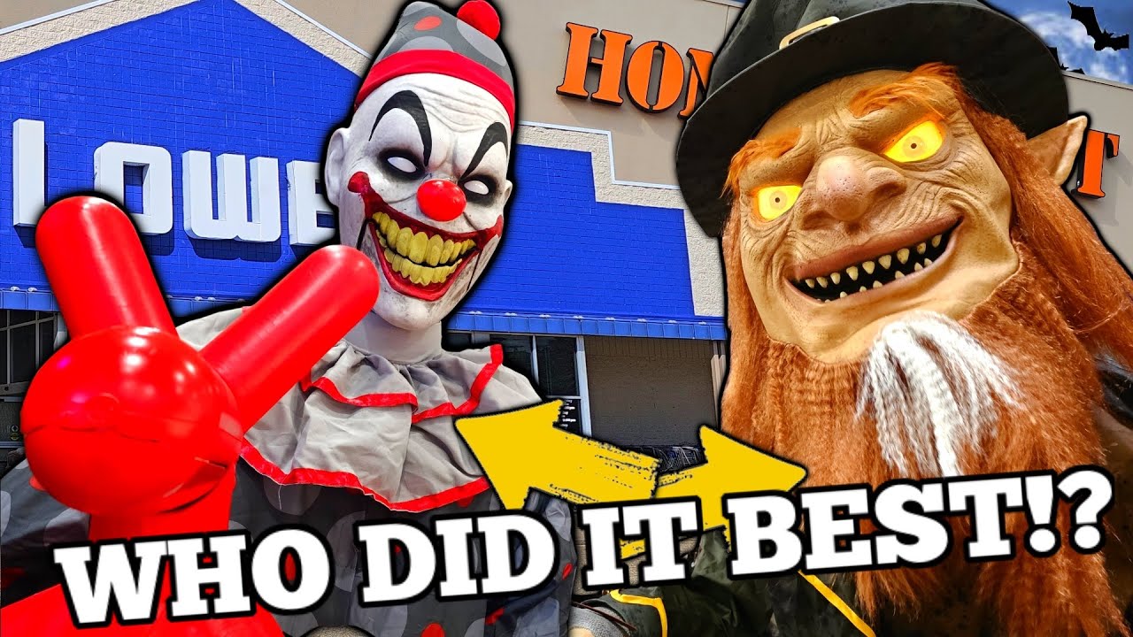 КТО СДЕЛАЛ ЭТО ЛУЧШЕ ВСЕГО? LOWES против HOME DEPOT HALLOWEEN ANIMATRONICS 2025