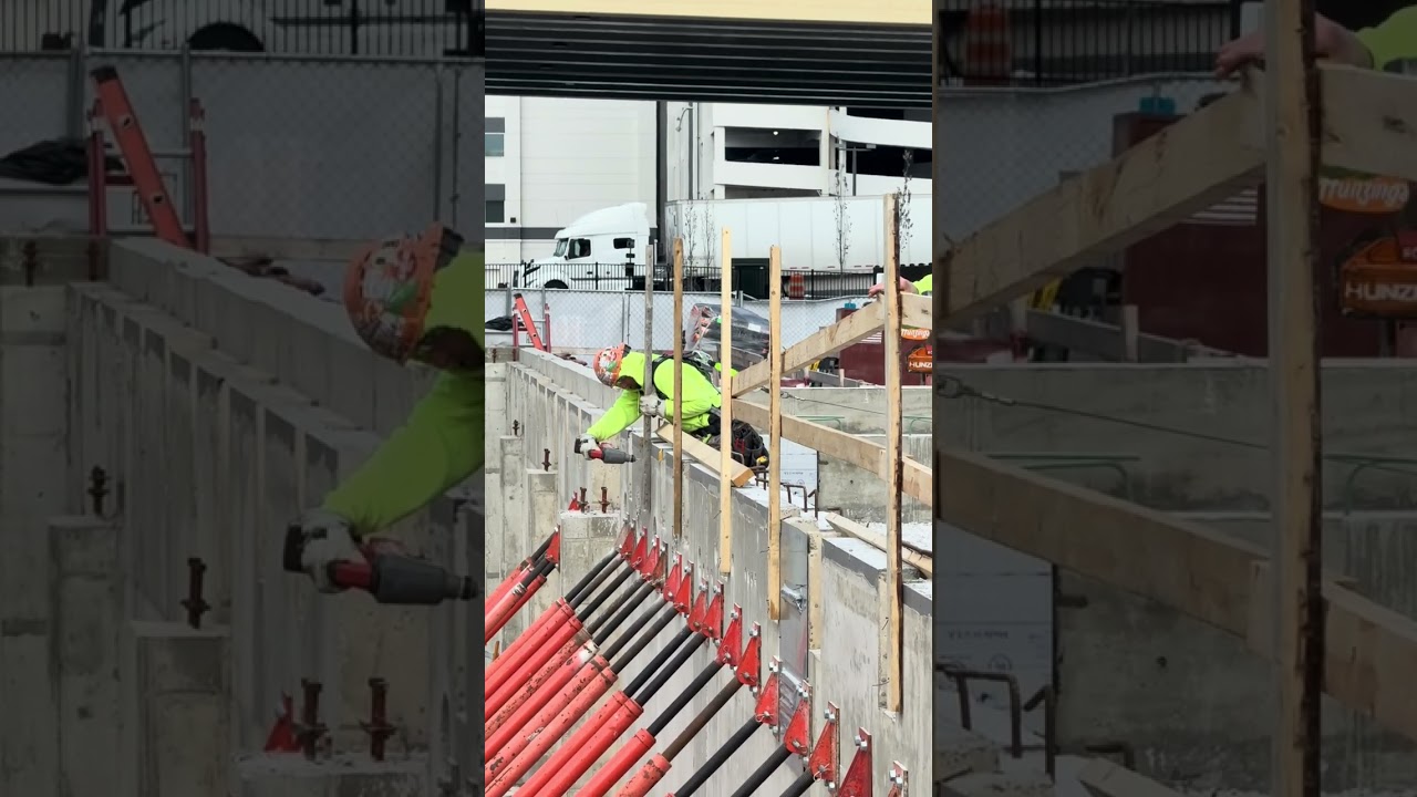 Hunzinger Crew working at Foxtown Landing in Milwaukee Wisconsin