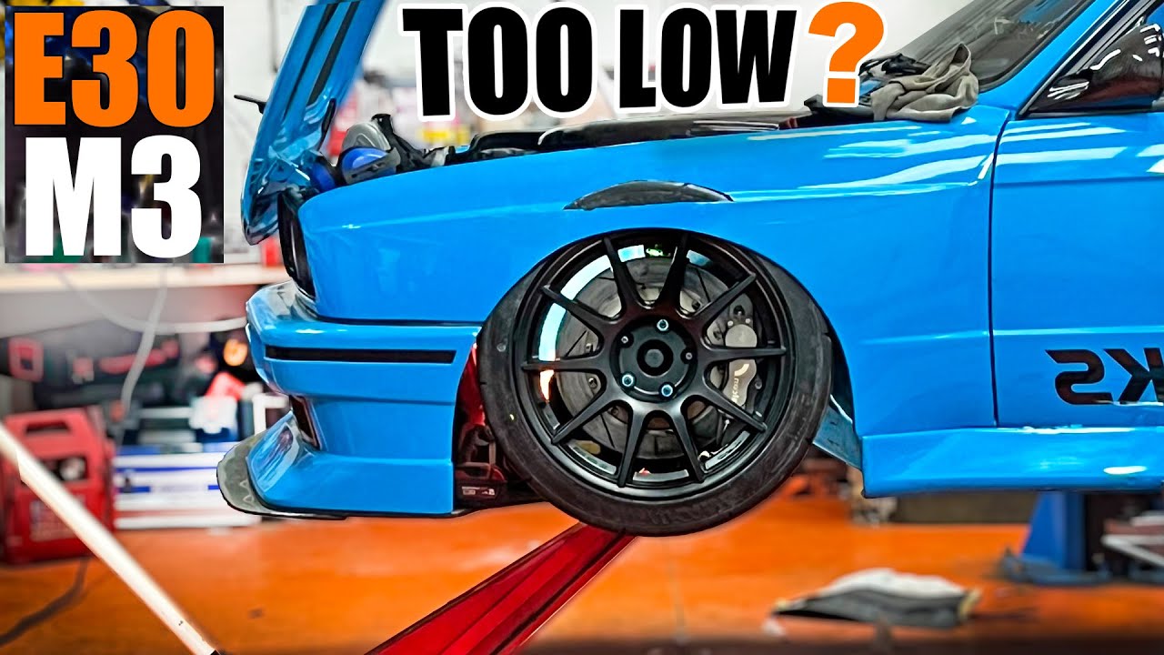 Cutting up my E30 BMW M3 for more lows!