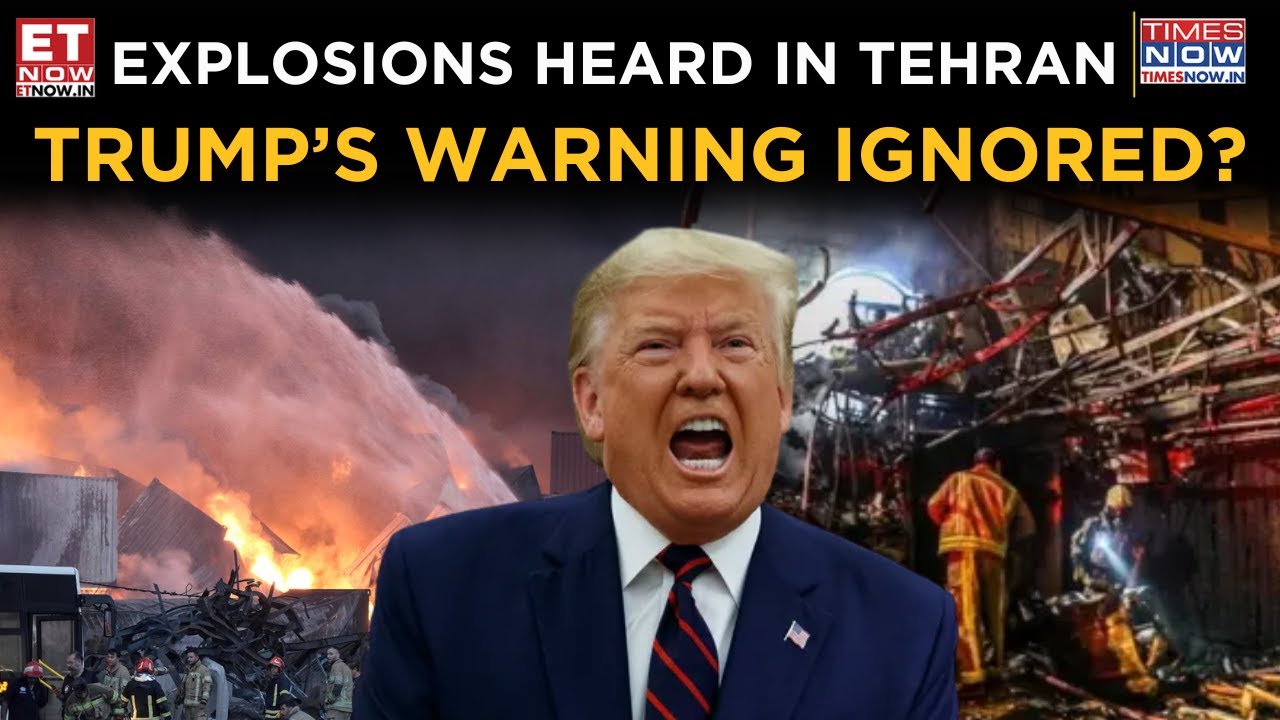 Tehran Explosions After Trump Tells Israel &lsquo;Don&rsquo;t Bomb Iran&rsquo; | War Tensions Escalate | Top News