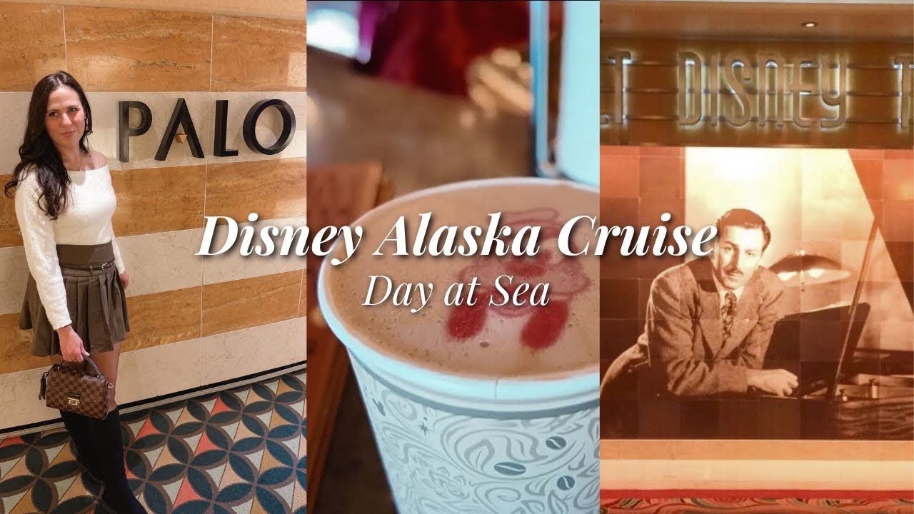 ALASKA CRUISE DAY AT SEA 🚢 BEST day on the Disney Wonder, Palo Brunch, Golden Mickeys, & Spa Day