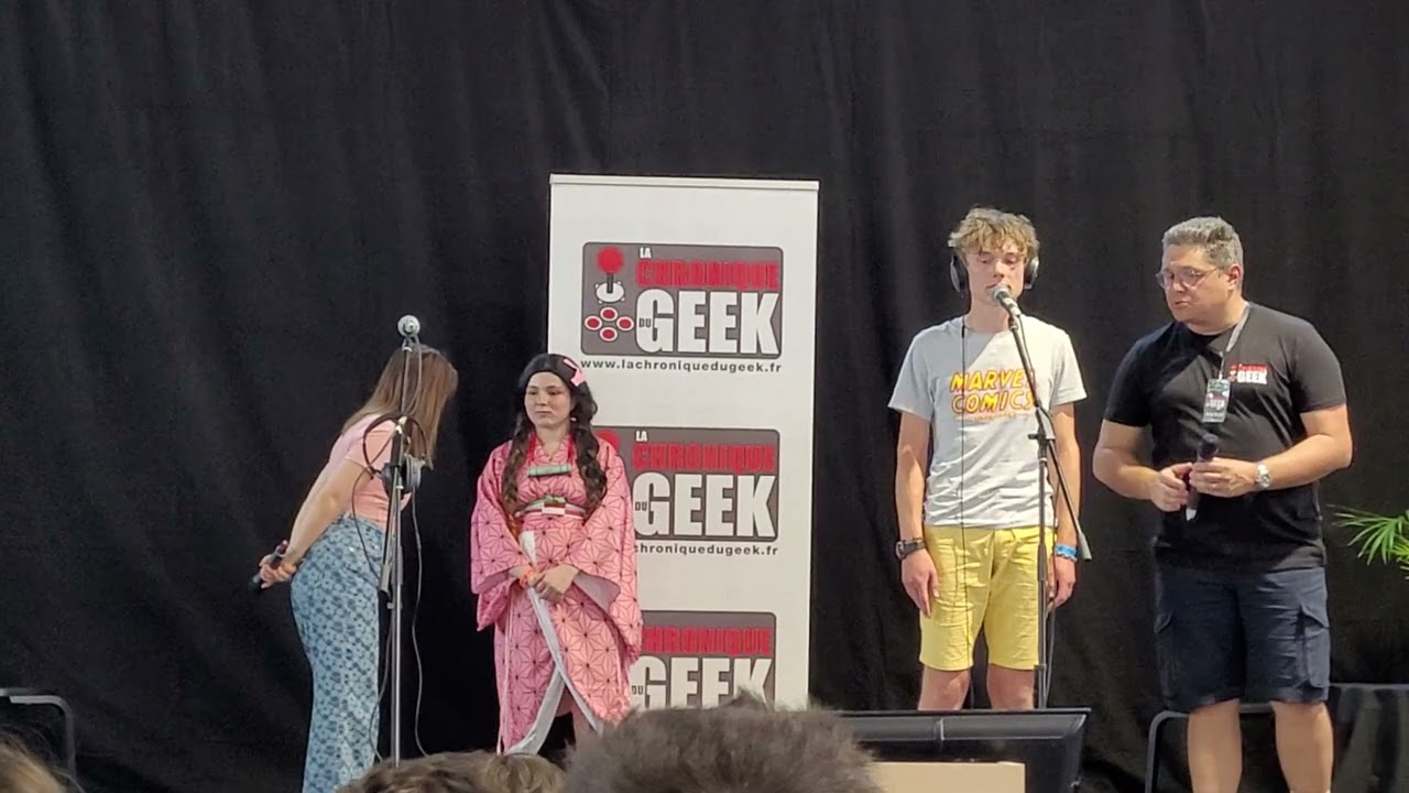 Démo doublage avec Adeline Chetail (Convention Geek Unchained 2023)