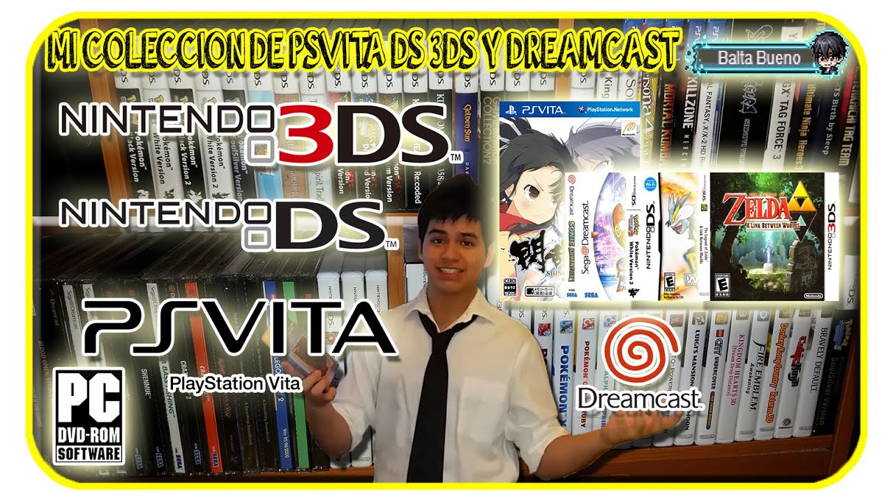 MI COLECCIÓN DE JUEGOS DE PSVITA DS 3DS Y DREAMCAST (ESPECIAL #5)