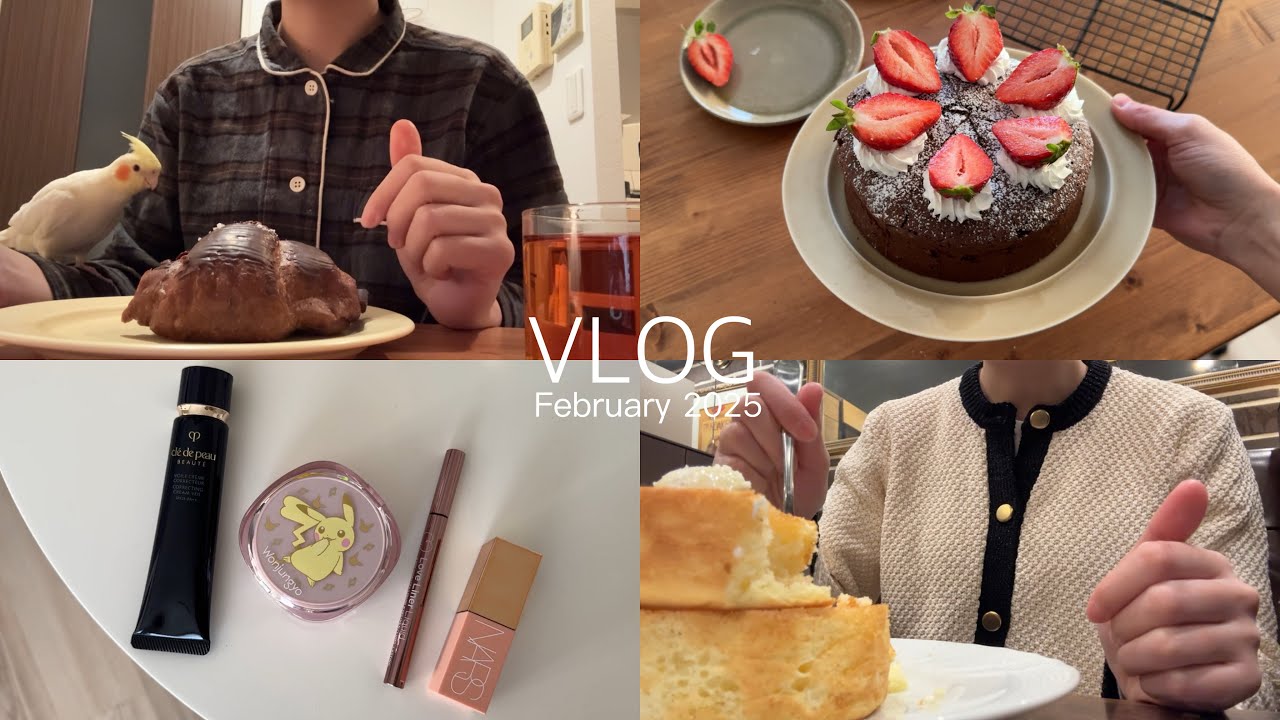 〈vlog〉社会人の日常vlog💌/ガトーショコラ作り/購入品紹介/カフェ/自炊