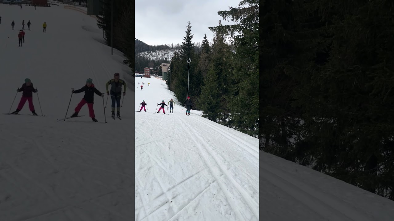 Slovakia 2024, double poling uphill