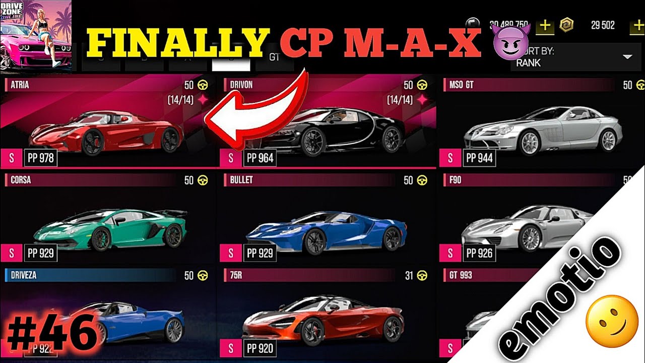 FINALLY OUR ATRIA CP M-A-X IN DRIVE ZONE ONLINE EP 46