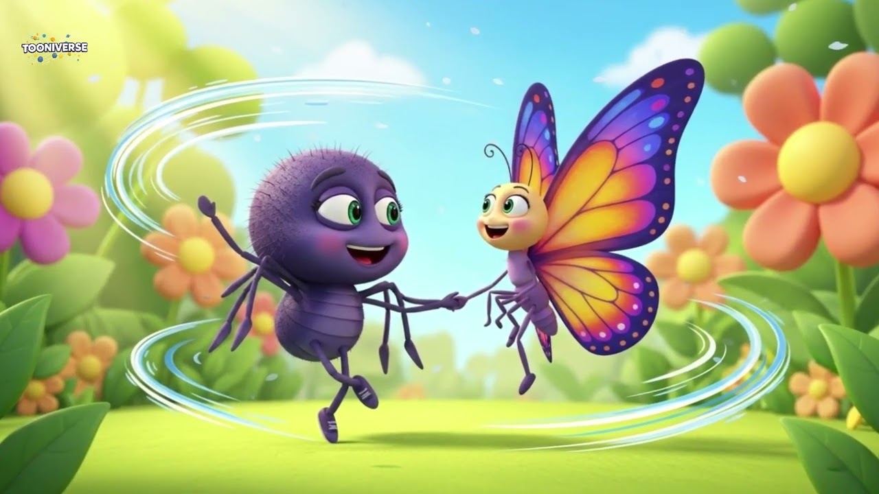 The Itsy Bitsy Spider  – Fun Kids Song  Tooniverse
