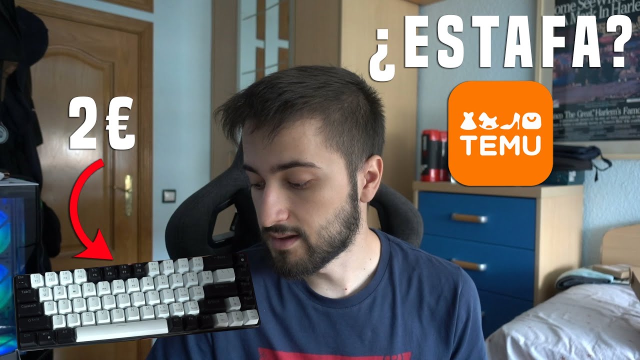 COMPRO TECLADO MECÁNICO POR 2€ EN TEMU...Y PASA ESTO